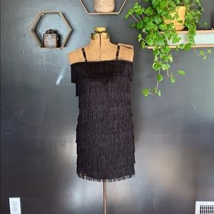 Express fringe dress